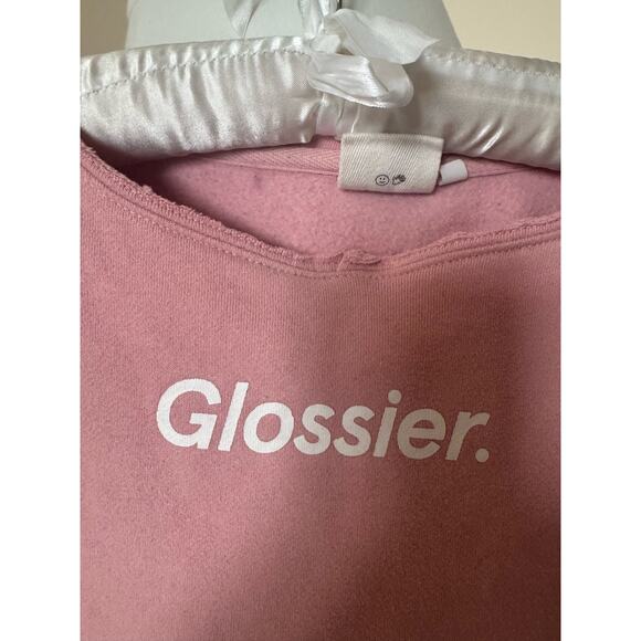 Glossier Pink Crew Neck size S - Picture 6 of 8
